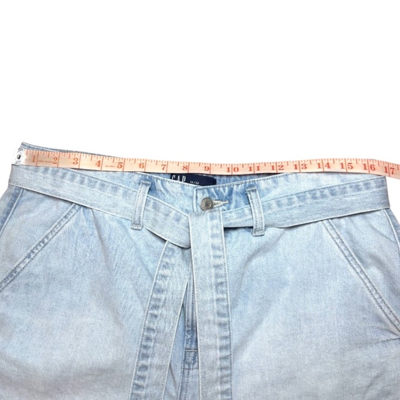 GAP Light Blue High Waist Women's Shorts - Picture 4 of 7